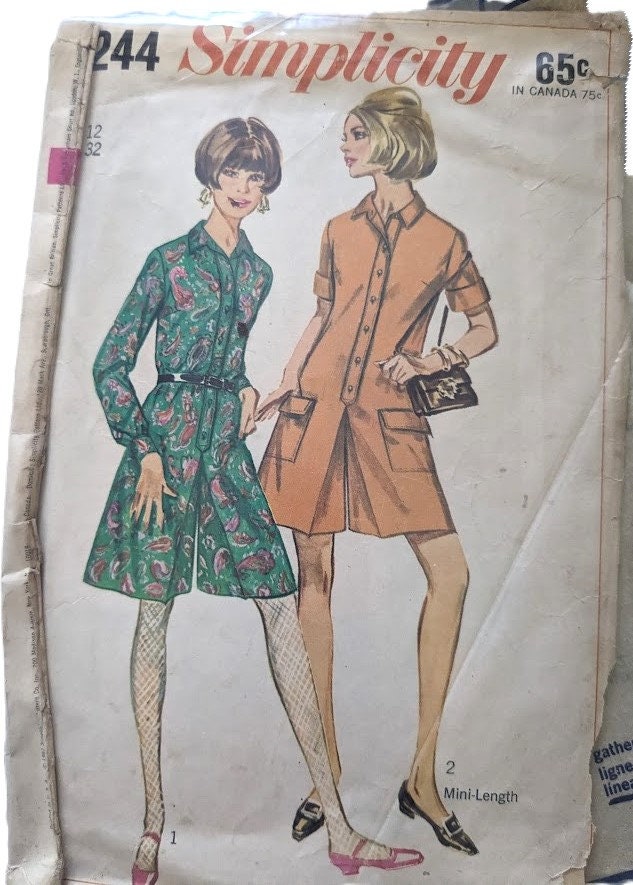 B32 1960s Vintage Sewing Pattern Simplicity 5534 6135 5114 5277 6688 ...