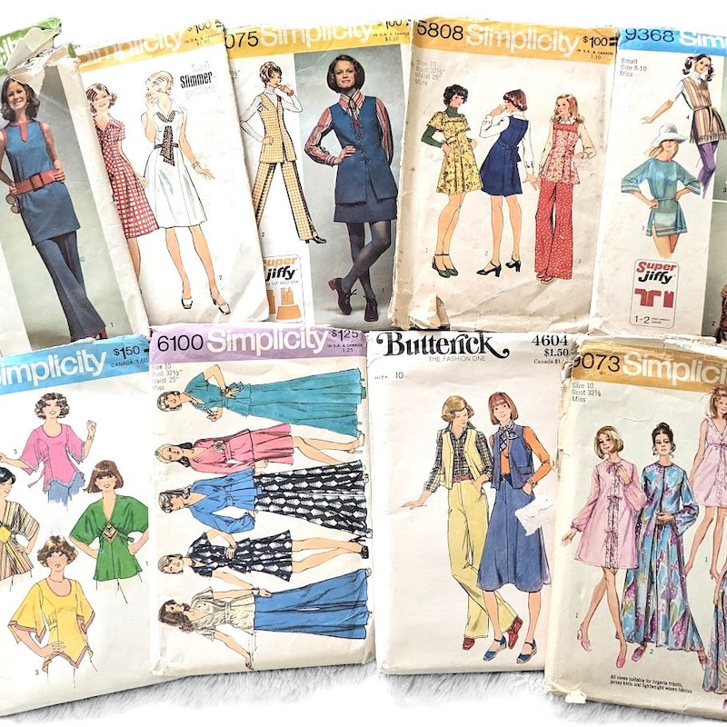 70s Sewing Patterns - Etsy