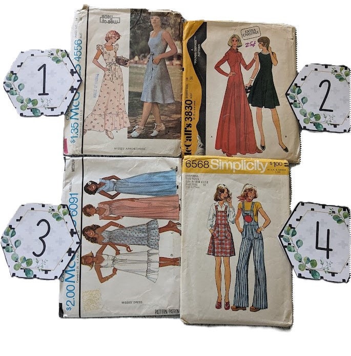 Vintage Sewing Patterns Simplicity 9013 5913 8751 7675 5247 8982 5475 ...