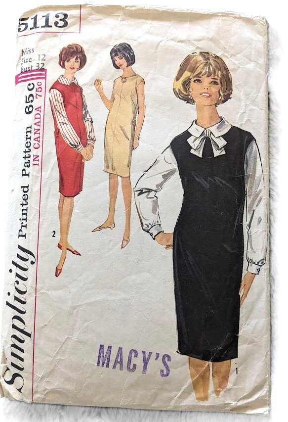 B32 1960s Vintage Sewing Pattern Simplicity 5534 6135 5114 5277 6688 ...