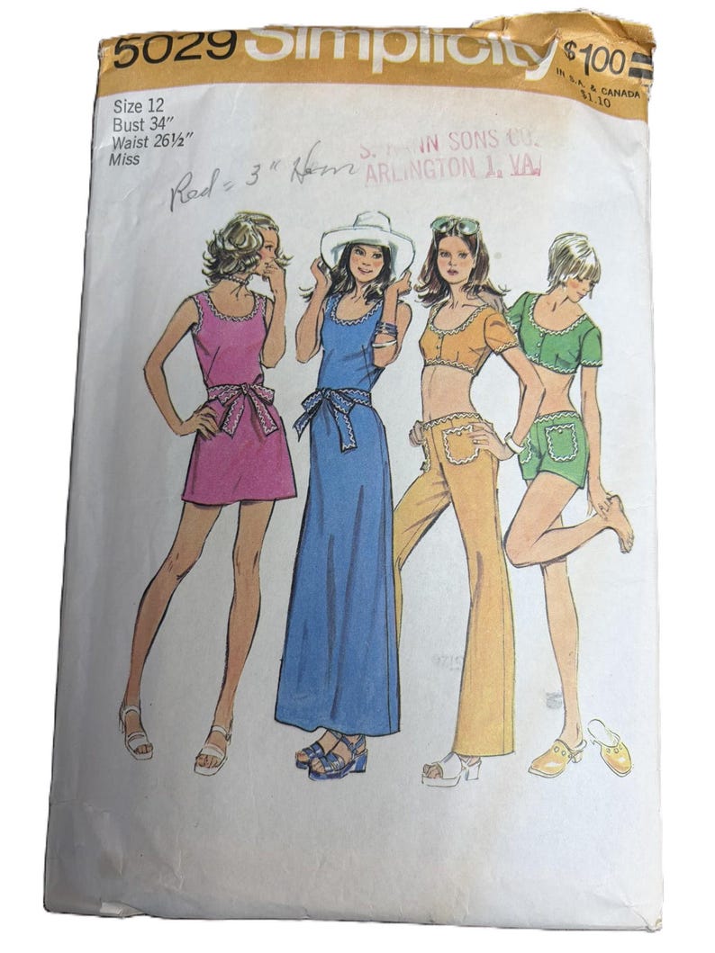 Vintage Sewing Patterns Simplicity 9807 9013 5913 8751 7675 5247 5029 ...