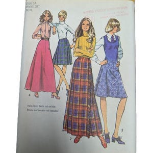 Simplicity Pattern 5347 B36 1970S Sewing Pattern Simplicity 8453 5028 5056 9547 9045 7026 9072 ...