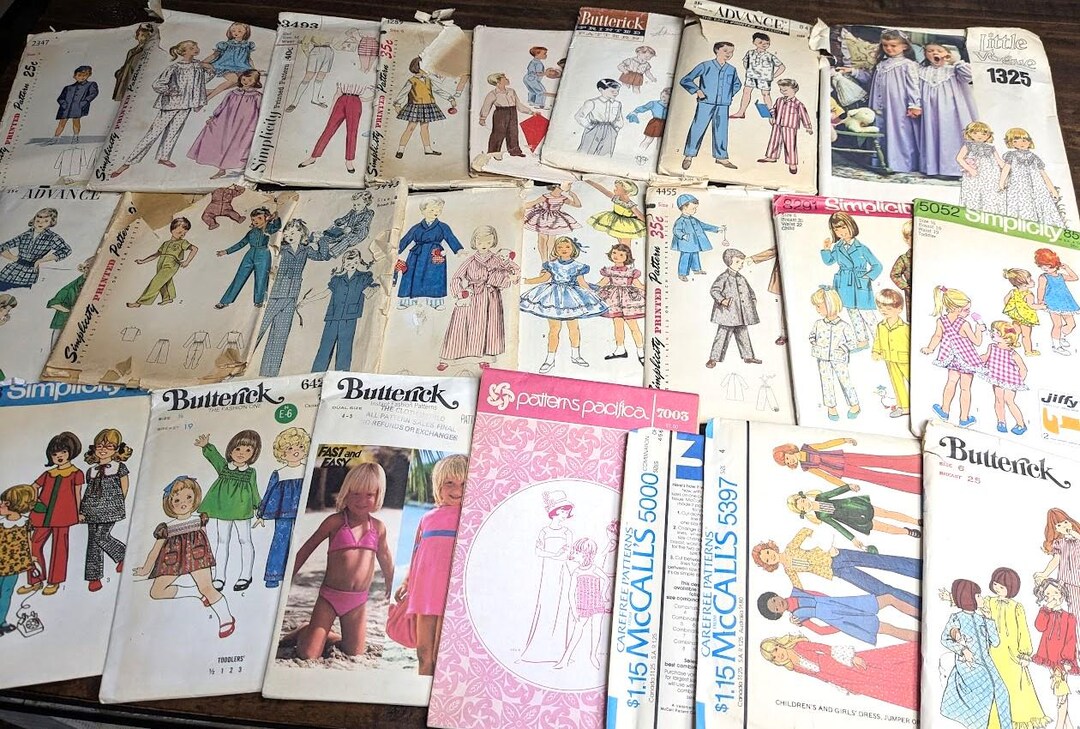 1940-80s Vintage Childrens Sewing Pattern Simplicity 5121 9991