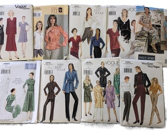 Uncut Vintage Sewing Pattern Vogue 9567 7903 8632 9052 9444 8164 9369 9973 9950
