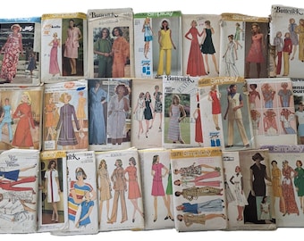 B36 1970s Vintage Sewing Pattern Simplicity 5612 5029 8775 8830 6560 5613 5571 McCalls 4952 3830 4528 3591 3404 6024 Butterick 4419 5377