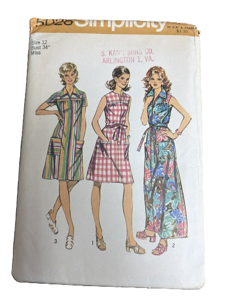 Vintage Sewing Patterns Simplicity 9807 9013 5913 8751 7675 5247 5029 ...