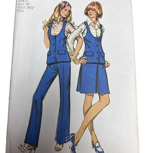 Simplicity Pattern 5347 U Pick Bust 34 1970s Vintage Sewing Pattern Mccalls3480 2389 2443 3156 ...