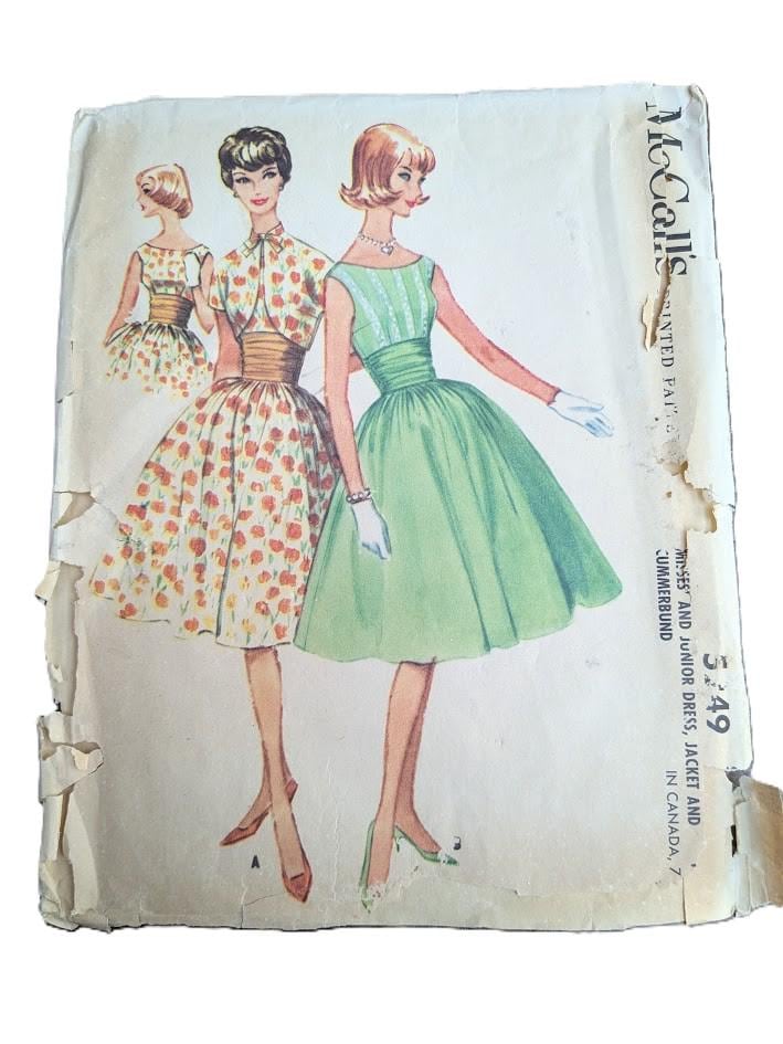 Gorgeous 1950s Vintage Sewing Patterns Simplicity 4827 2770 2414 1834 ...