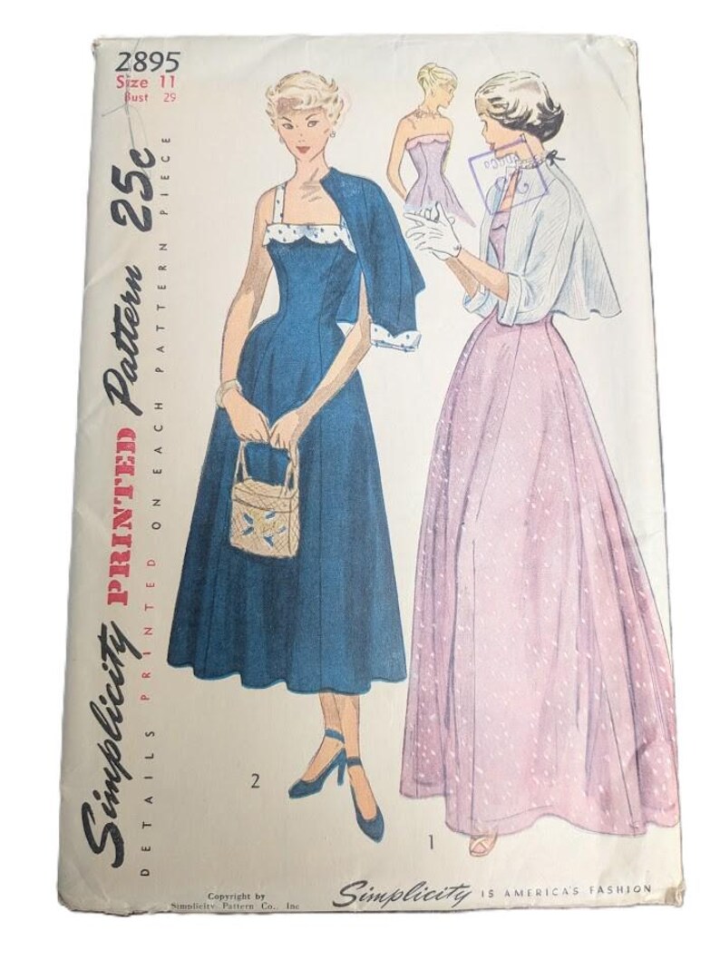 Simplicity Pattern 4089 Vintage 1940s/50s Sewing Pattern Simplicity 4442 4631 4519 1566 3322 ...