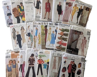 1990s Vintage Sewing Patterns McCalls 5815 7942 2294 2971 7035 6796 6529 2471 9378 3532 64746 6939 6486 Simplicity 7769 7064 8006 9848