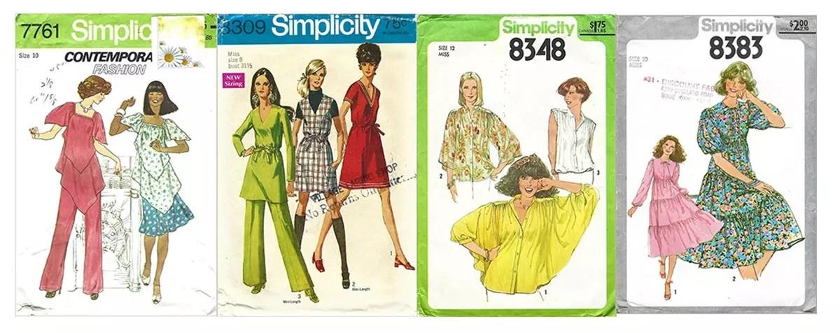 Simplicity R10493 Vintage Sewing Pattern Simplicity 9986 9863 7625 6573 7142 8849 7929 ...