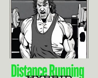Hybrid Cardio Kraftprogramm Home Gym Workout Männer 30er Jahre Fat Loss Fitness Plan Athlete Training Digital Download 10 Wochen Kettlebell Laufen