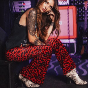 Leopard Velvet Pants 
