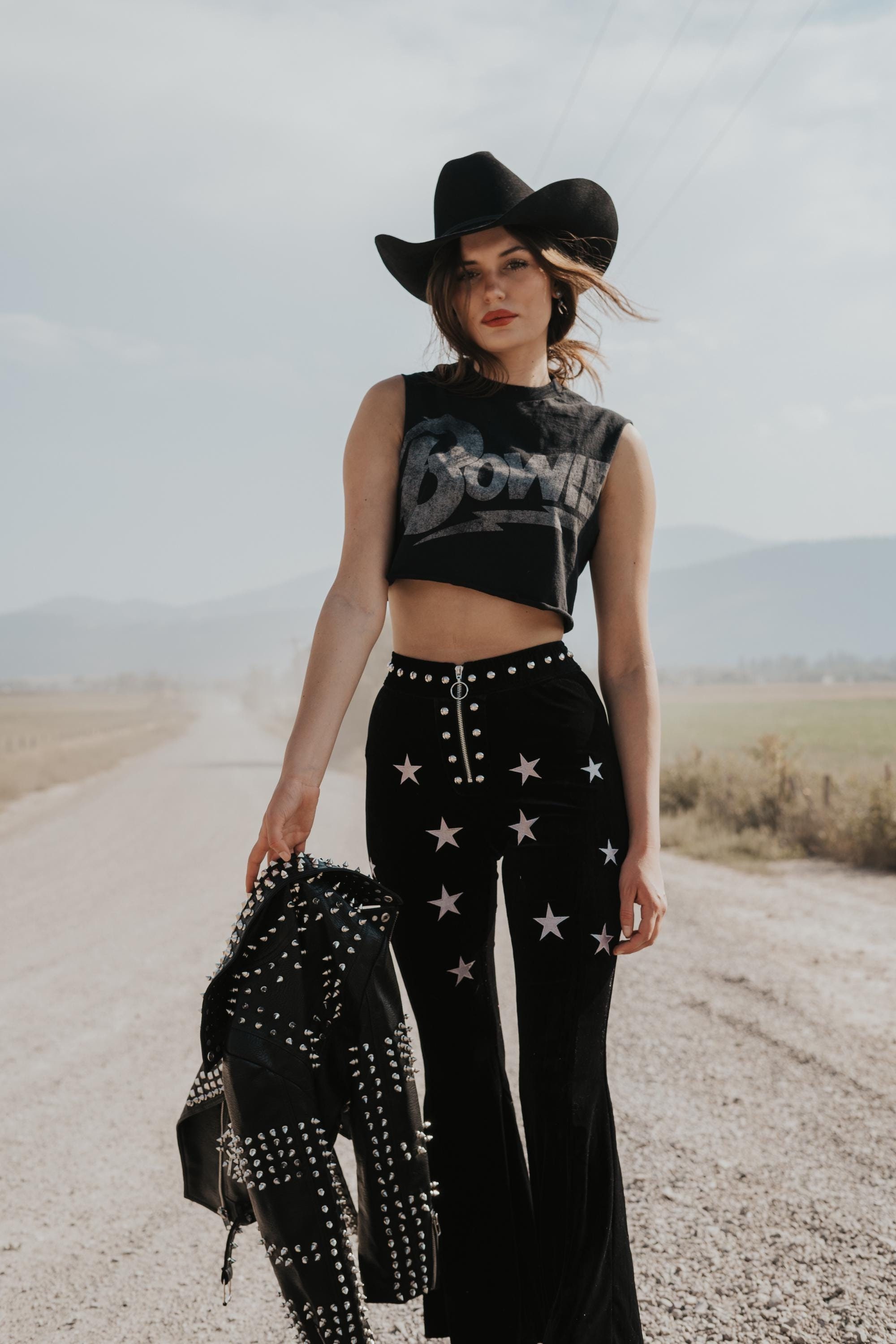 Velvet Star Bell Bottoms - High Waisted Studded Velvet Flare Pants - 70s Velvet Flares - Star Bell Bottom Pants - Rock n Roll Stage Clothes