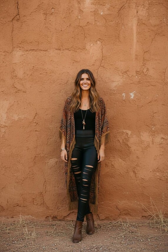 Ripped Faux Leather Leggings - Black Slashed Pants - Gothic Leggings - Rock Festival Outfit - Alternative Grunge Clothing
