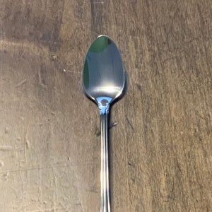 Custom Engraved Silver Baby Spoon
