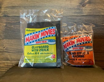 1993 McDonald’s Happy Meal, Makin’ Movies toys.