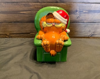 Gorgeous Collectible Piggy Bank as Garfield, and Pooky, Coin Bank