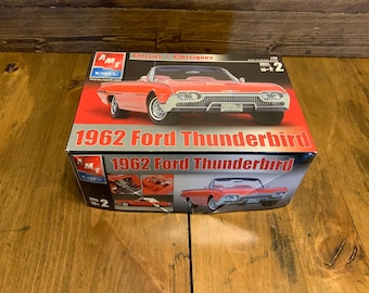 AMT Ertl 1962 Ford Thunderbird model kit- complete,OPEN box