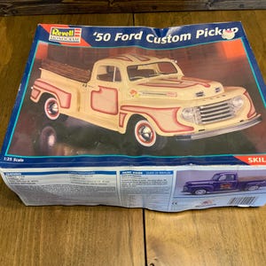 Revell Mongram ‘50 Ford Custom Pickup model kit, complete- OPEN box