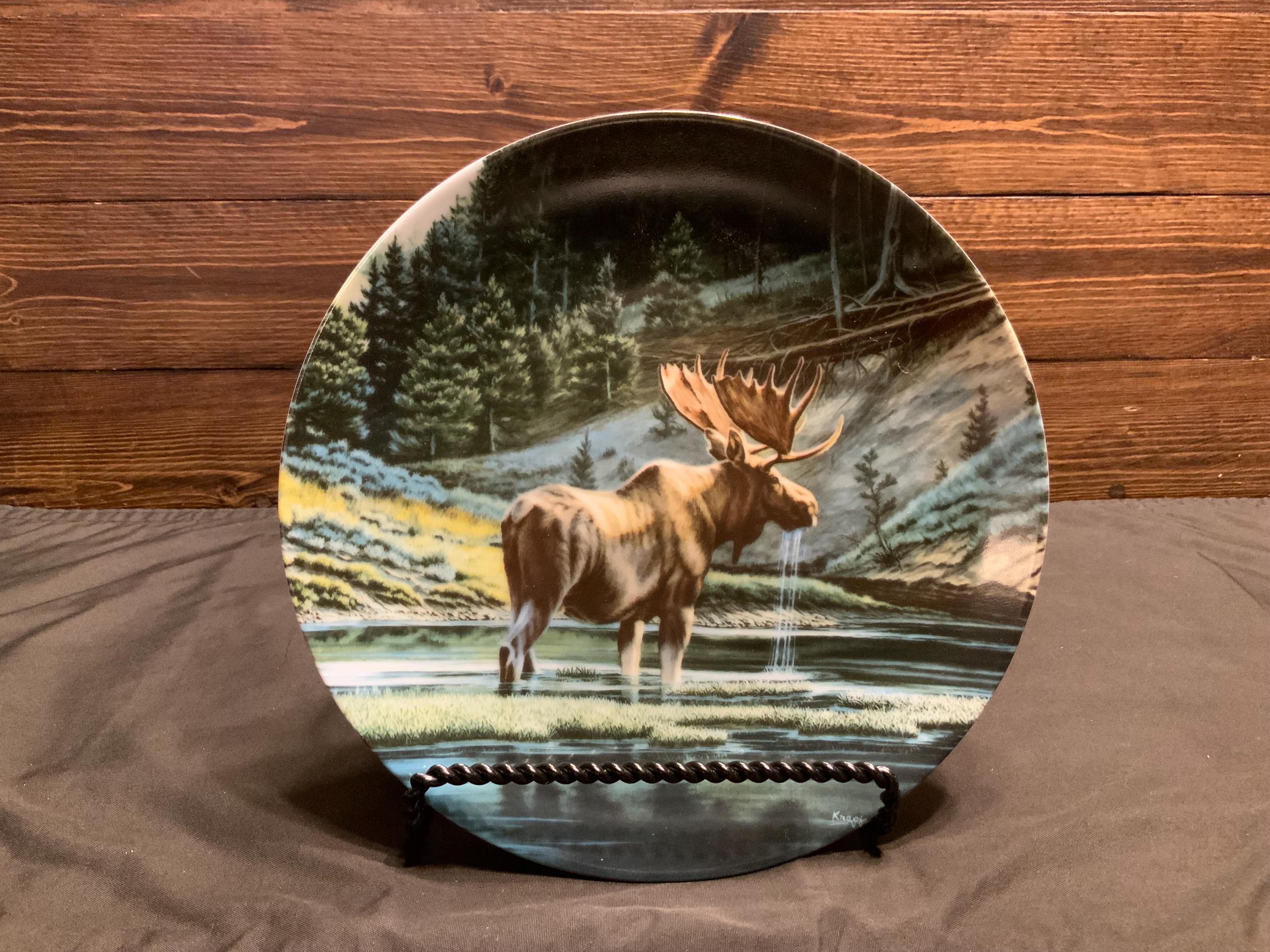 Moose Dinner Plate Canada
