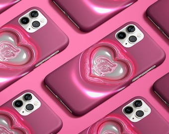Twice Phone Case Kpop Phone Case Pink Heart Phone Case K-pop Phone Cover KPOP Phone Case TOUGH Case for iPhone Kpop Phone Case for Samsung