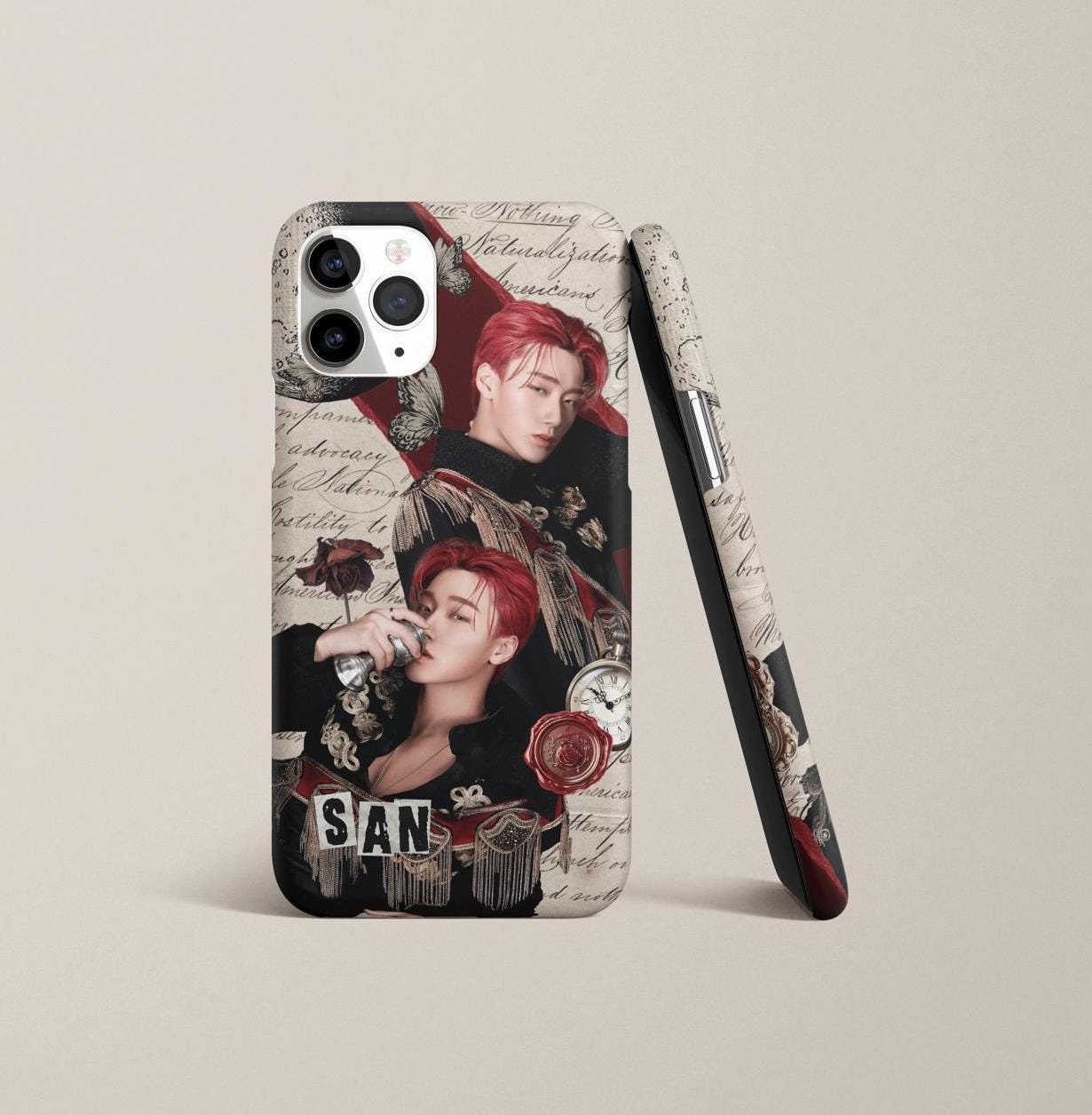 ATEEZ ヨサン 直筆サイン入り スマホケース