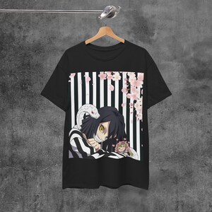 Anime T Shirt Demon Slayer Obanai Iguro Demon Slayer T Shirt Obanai Shirt Anime Tee Demon Slayer Mitsuri Shirt Anime Merch Unisex Tee image 6
