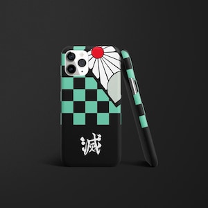 Coque de téléphone Demon Slayer Coque de téléphone Anime Tanjiro Kamado Coque de téléphone Demon Slayer Tanjiro Kamado Coque de téléphone TOUGH pour iPhone Samsung