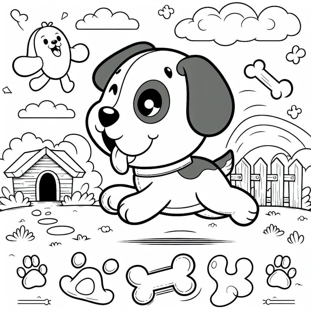 Animal Drawings for Coloring - Etsy