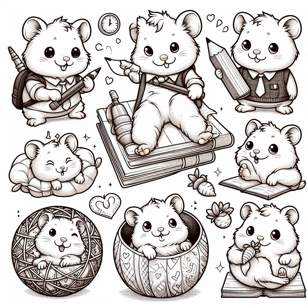 Animal Drawings for Coloring - Etsy