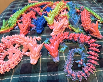 3d printed Crystal Dragons