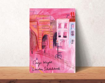 London Skizzenbuch Zine: Handgezeichnete Illustrationskunst - Carys Wright Studio