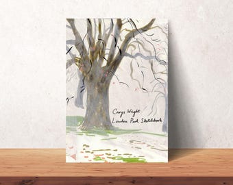 London Park Skizzenbuch Zine: Handgezeichnete Illustrationen von Carys Wright Studio