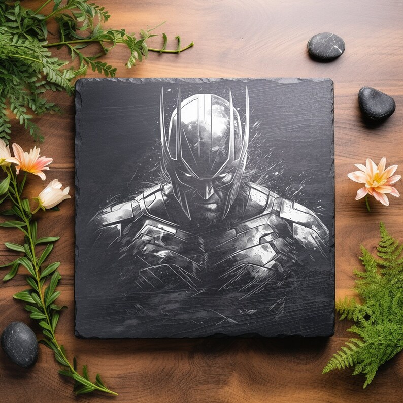 Wolverine Laser Engrave PNG File 3D Hugh Jackman Xmen Comic Slate