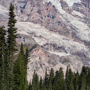 Mount Rainier National Park Print, Mount Rainier Photography, Mountain Travel Poster, Mount Rainier National Park Washington Nature Photo