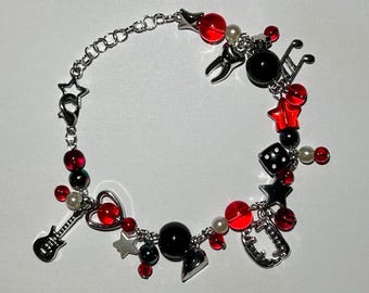 Emo Album Charm Bracelet Matching