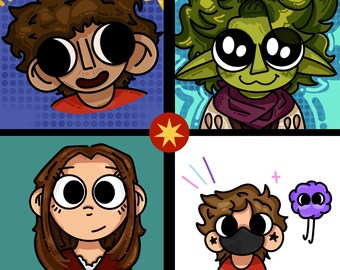 Custom Cartoon Portraits