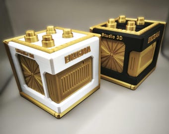 Enigma Puzzle Box, 41 Schritte Puzzle, 3D gedruckte Puzzlebox, mechanische Puzzlebox, Puzzle