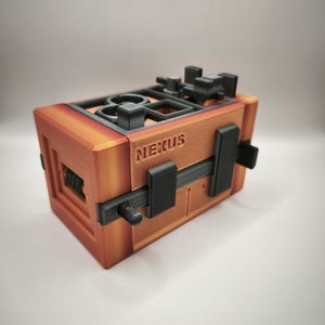 Caja de rompecabezas Nexus, caja de rompecabezas de 36 pasos y 32 piezas, caja de rompecabezas impresa en 3D, descubre tesoros ocultos, juegos mentales, caja de rompecabezas