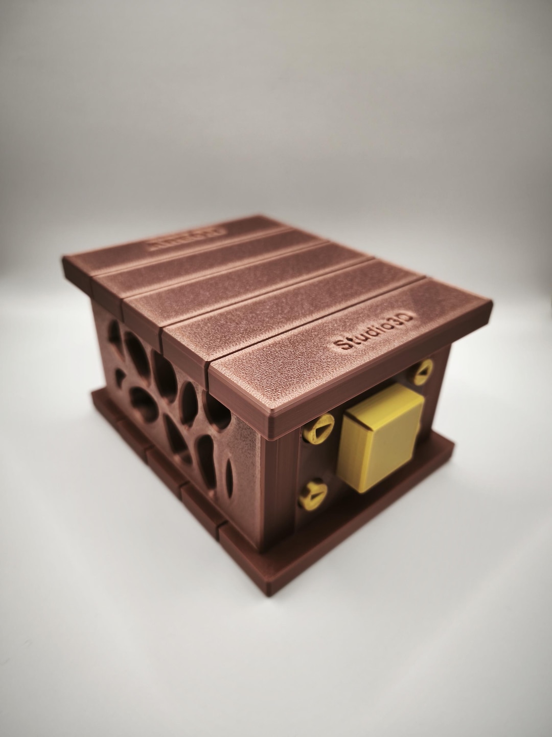 Areon Puzzle Box With 20 Steps and 2 Keys, 3d Printed Puzzle Box, Step ...