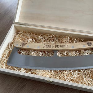 Pizzamesser, Pizzaschneider, Pizzaroller, Wiegemesser, Pizza Cutter, Kochgeschenke für Ihn, Kochgeschenke für Männer, Weihnachtsgeschenk