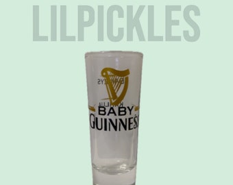 Baby Guinness Recipe Shot Glass Gift
