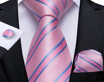 Cravate homme pour mariage, fête d'affaires | Plusieurs couleurs motif cachemire bleu sarcelle | Lot de serviettes de table boutons de manchette en soie Tie Hanky