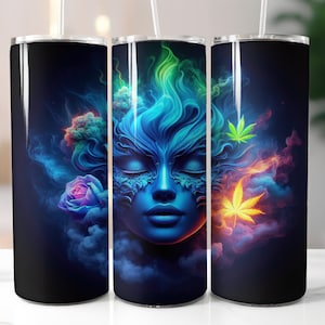 Marijuana Leaf Tumbler Wrap - 20oz Skinny Tumbler Sublimation Straight Design - Marijuana Tumbler Wrap - Digital Download
