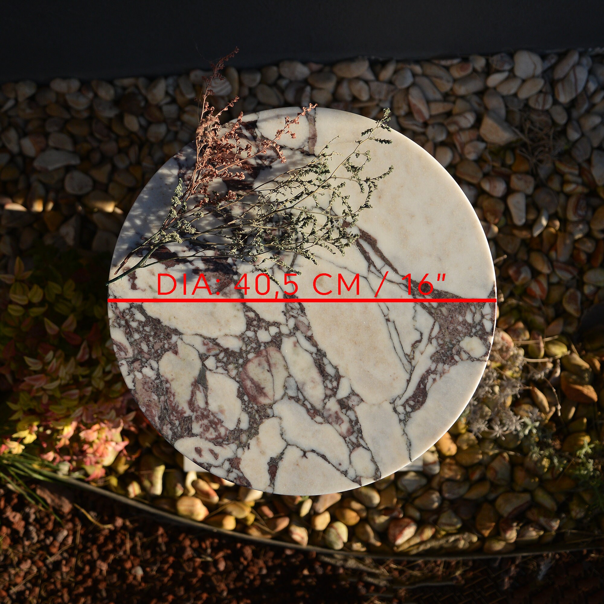 Calacatta Viola Marble Coffee Table Round, Marble Coffee Table, Luxury ...