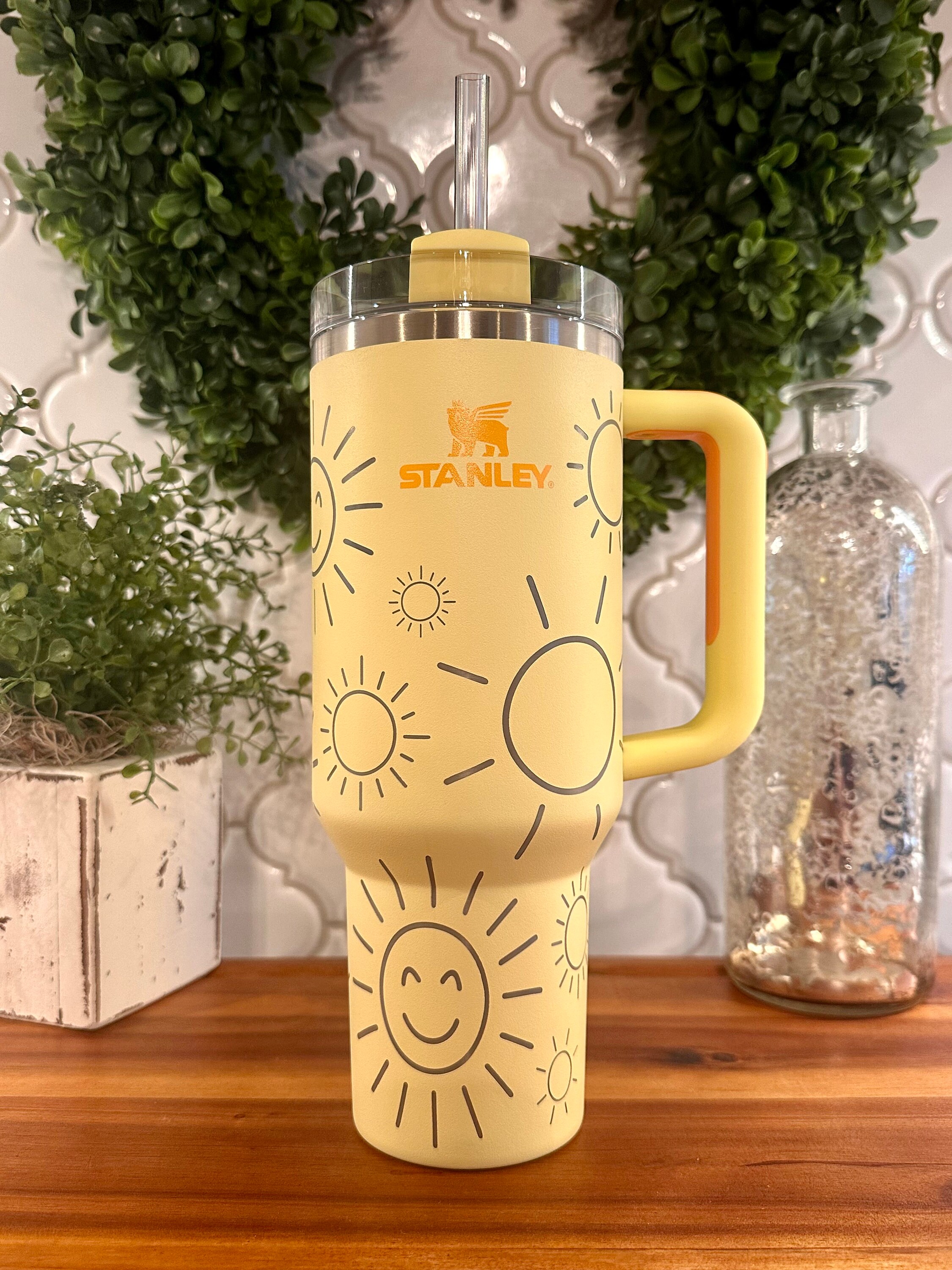 Stanley - STANLEY  UCO   4点セット　限定品あり Engraved Sunshine Stanley Tumbler | Personalized 40oz Beach Cup - Etsy