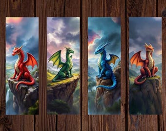 Fantasy Dragon Bookmark: Reader Gift (Digital Download)