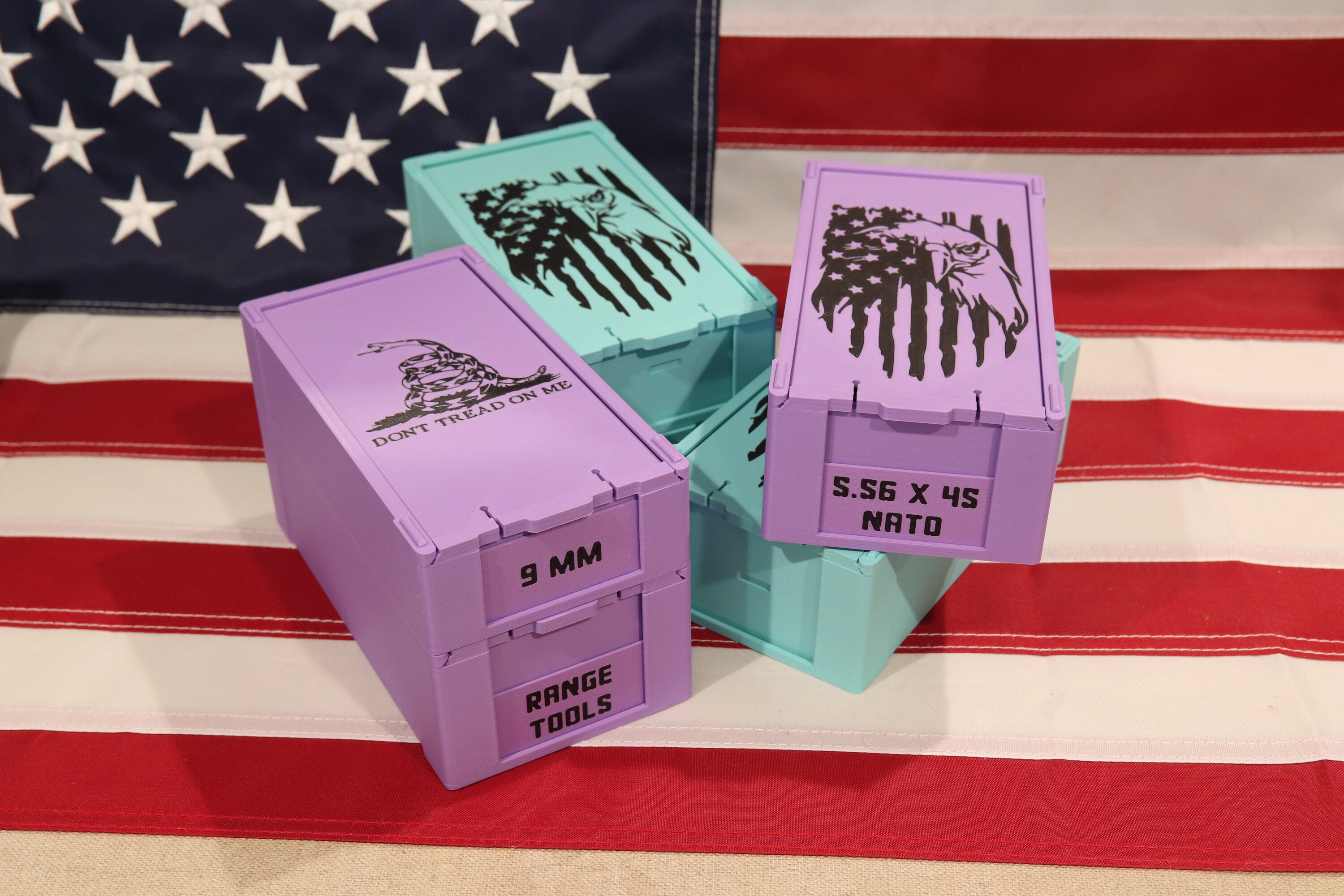 Stacking Ammo Box Limited Edition Colors Etsy