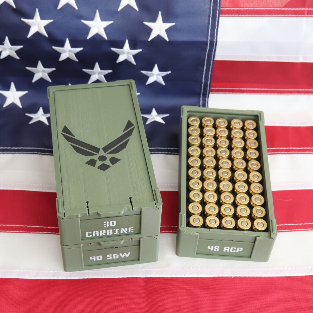Stacking Ammo Box Air Force Etsy